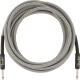 FENDER Professional Series Instrument Cable, 15', White Tweed