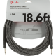 FENDER Professional Series Instrument Cable, 18.6', Gray Tweed