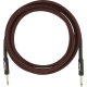 FENDER Professional Series Instrument Cables, 10', Red Tweed