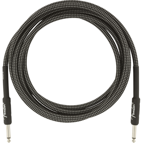 FENDER Professional Series Instrument Cables, 10', Gray Tweed