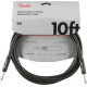 FENDER Professional Series Instrument Cable, Straight/Straight, 10', Black
