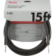 FENDER Professional Series Instrument Cable, Straight/Straight, 15', Black
