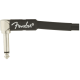 FENDER Professional Series Instrument Cable 2-Pack, Angle/Angle, 6", Black
