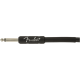 FENDER Professional Series Instrument Cable, Straight-Angle, 10', Black