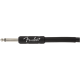 FENDER Professional Series Instrument Cables, Straight/Angle, 15', Black