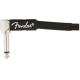 FENDER Professional Series Instrument Cables, Angle/Angle, 1', Black