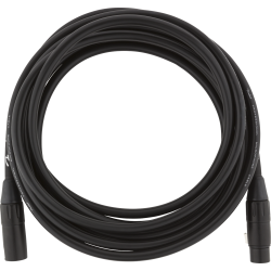 FENDER Professional Series Microphone Cable, 15', Black