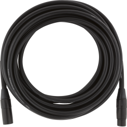 FENDER Professional Series Microphone Cable, 25', Black