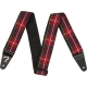 FENDER Plaid Strap, Red