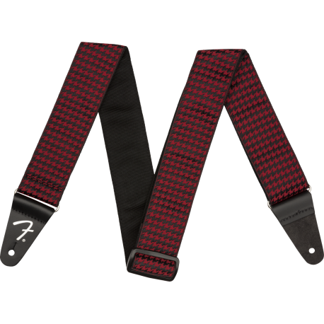 FENDER Houndstooth Strap, Red