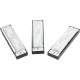 FENDER Blues Deluxe Harmonica, Pack of 3, with Case