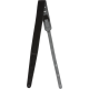 FENDER 2" Suede Strap, Black/Gray, Reversible