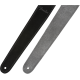 FENDER 2" Suede Strap, Black/Gray, Reversible