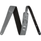 FENDER 2" Suede Strap, Black/Gray, Reversible