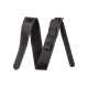 FENDER Fender® Monogram Leather Strap, Black