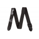 FENDER Fender® 2" Black Poly Strap w/ White Fender® Logo