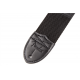 FENDER Fender® 2" Black Poly Strap w/ Yellow Fender® Logo