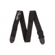 FENDER Fender® 2" Black Poly Strap w/ Grey Fender® Logo