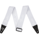 FENDER WeighLess™ 2" Running Logo Strap, White/White
