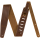 FENDER Broken-In Leather Strap, Tan 2.5"