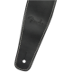 FENDER Broken-In Leather Strap, Black 2.5"