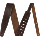 FENDER Broken-In Leather Strap, Brown 2.5"