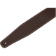 FENDER Broken-In Leather Strap, Brown 2.5"