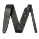 FENDER Artisan Crafted Leather Strap, 2.5" Black
