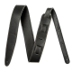 FENDER Artisan Crafted Leather Strap, 2" Black