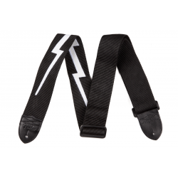 FENDER Fender® 2" Nylon Lightning Bolt Strap, Black