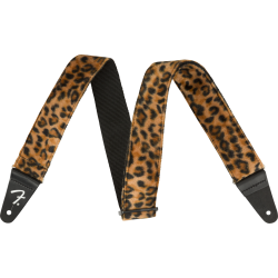 FENDER Wild Leopard Print Strap, 2"