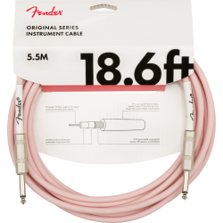 FENDER Original Instrument Cable, Shell Pink, 18.6' (5.67 m)