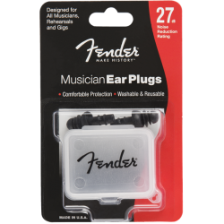 FENDER Musician Series Ear Plugs, Black