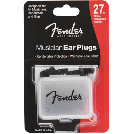 FENDER Musician Series Ear Plugs, Black