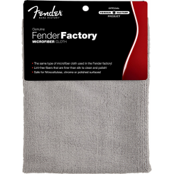 FENDER Fender® Factory Microfiber Cloth, Gray