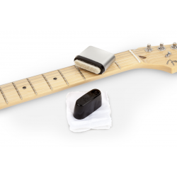FENDER Speed Slick Guitar String Cleaner, Black/Silver