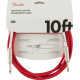 FENDER Original Series Instrument Cable, 10', Fiesta Red