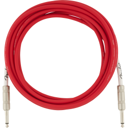 FENDER Original Series Instrument Cable, 15', Fiesta Red