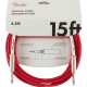 FENDER Original Series Instrument Cable, 15', Fiesta Red