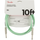 FENDER Original Series Instrument Cable, 10', Surf Green