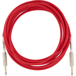 FENDER Original Series Instrument Cable, 18.6', Fiesta Red