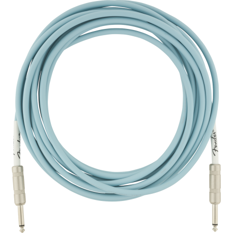 FENDER Original Series Instrument Cable, 18.6', Daphne Blue