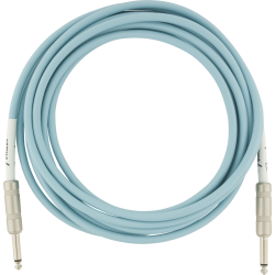 FENDER Original Series Instrument Cable, 10', Daphne Blue