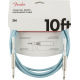 FENDER Original Series Instrument Cable, 10', Daphne Blue