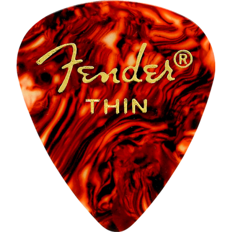 FENDER Tortoise Shell, 351 Shape, Thin (12)