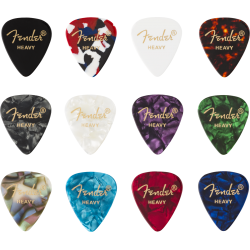 FENDER 351 Shape, Celluloid Medley, Heavy (12)