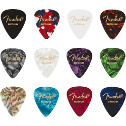 FENDER 351 Shape, Celluloid Medley, Medium (12)