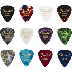 FENDER 351 Shape, Celluloid Medley, Extra Heavy (12)