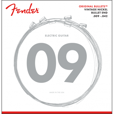 FENDER Original Bullet™ 3150L, Pure Nickel, Gauges .009-.042