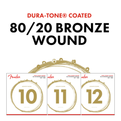 FENDER Dura-Tone® 880XL 80/20 Coated 10-48